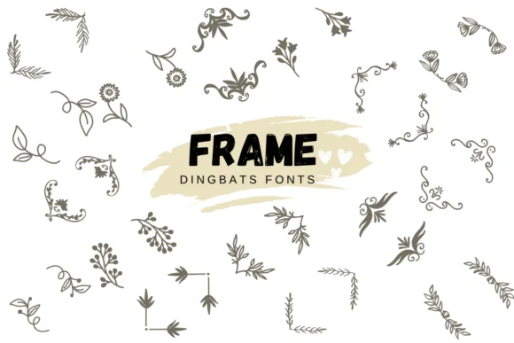 Frame by Suphitchaya — Dingbats Font