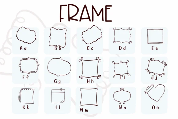 Frame by Sirinart — Dingbats Font — thumbnail 2