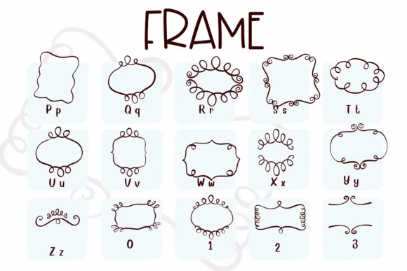 Frame by Sirinart — Dingbats Font — thumbnail 3