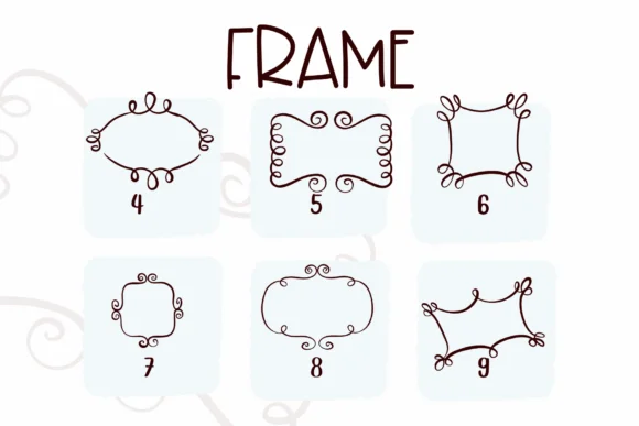 Frame by Sirinart — Dingbats Font — thumbnail 4