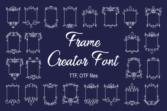 Frame Creator by Digital Typeface Studio — Dingbats Font