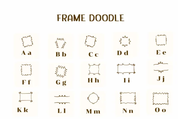 Frame Doodle by Ketsarin — Dingbats Font — thumbnail 2