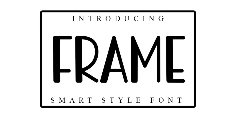 Frame Font by PAYJHOshop — Sans Serif Font