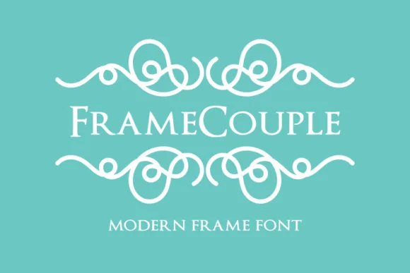 Framecouple by pustudio — Dingbats Font