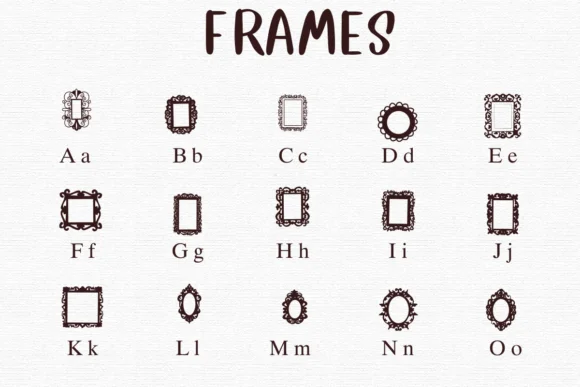 Frames by Nongyao — Dingbats Font — thumbnail 2