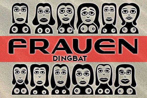 Frauen by vladimirnikolic — Dingbats Font