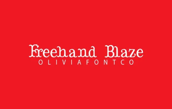 Freehand Blaze by OliviaFontCo — Slab Serif Font