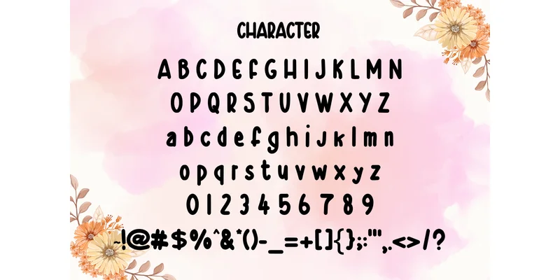Fresh Flower Font by CraftedType Studio — Sans Serif Font — thumbnail 3