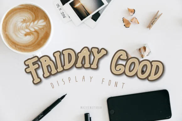 Friday Good by Mozyen Studio — Slab Serif Font