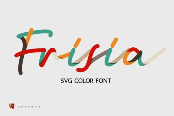 Frisia by heypentype — Color Fonts Font