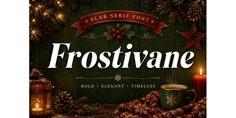Frostivane Font by TypeIQ by TypeIQ — Slab Serif Font