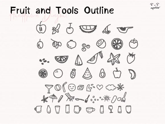 Fruits and Tools by Apollo no.64 — Dingbats Font — thumbnail 3