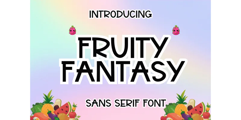 Fruity Fantasy Font by CraftedType Studio — Sans Serif Font