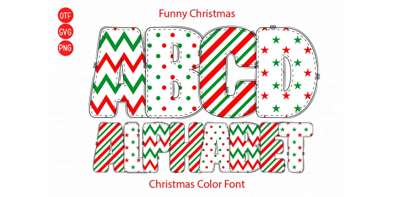 Funny Christmas Font by Brown Cupple Fonts by Brown Cupple Fonts β Color Fonts Font