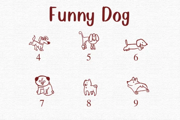 Funny Dog by Nongyao — Dingbats Font — thumbnail 4