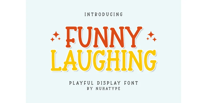 Funny Laughing Font by Nuhatype — Sans Serif Font