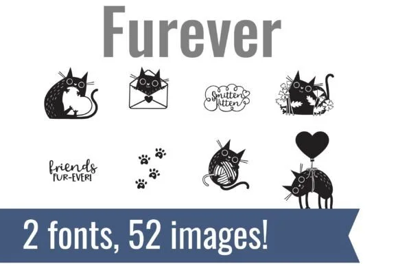 Furever by Illustration Ink — Dingbats Font