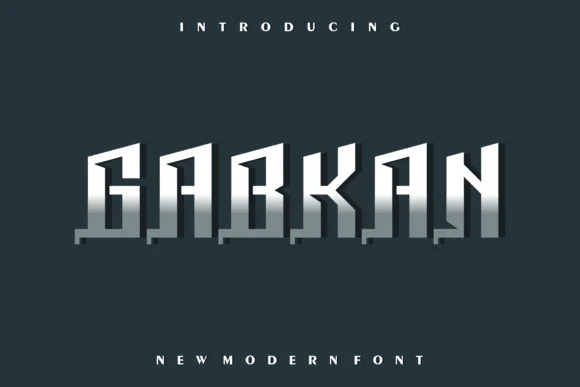 Gabkan by prayoga_std — Slab Serif Font