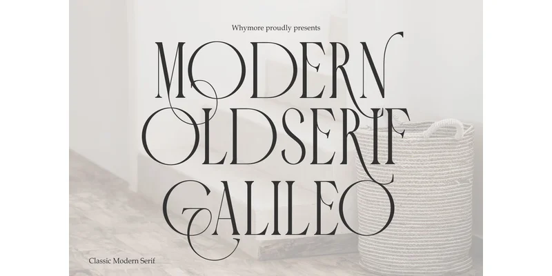 Galileo Font by Whymore โ Serif Font
