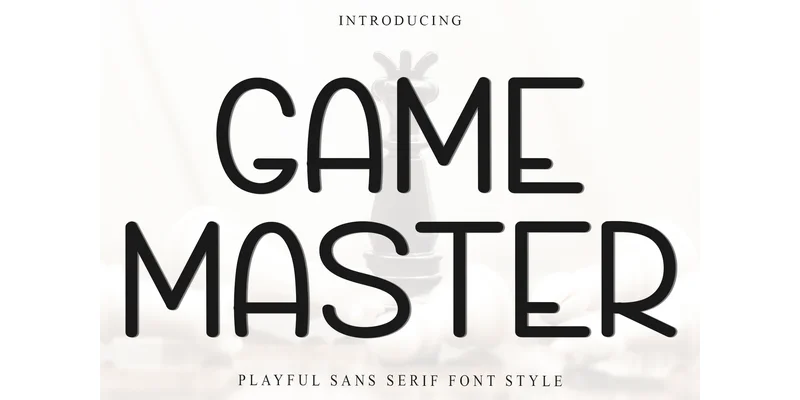 Game Master Font by FreshTypeINK — Sans Serif Font
