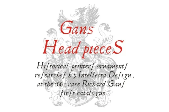 Gans Headpieces by Intellecta Design — Dingbats Font