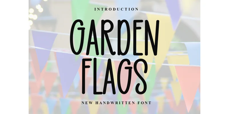 Garden Flags Font by Inermedia STUDIO — Sans Serif Font