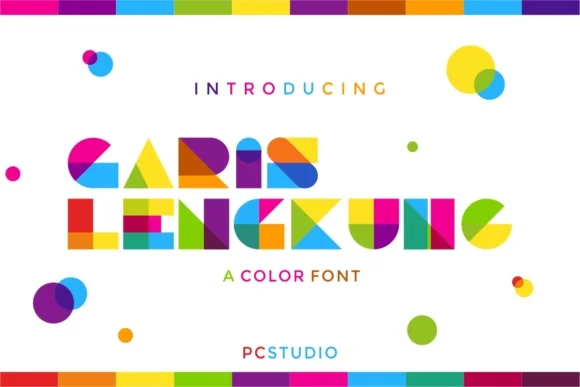 Garis Lengkung by KDP Effortless Profits — Color Fonts Font