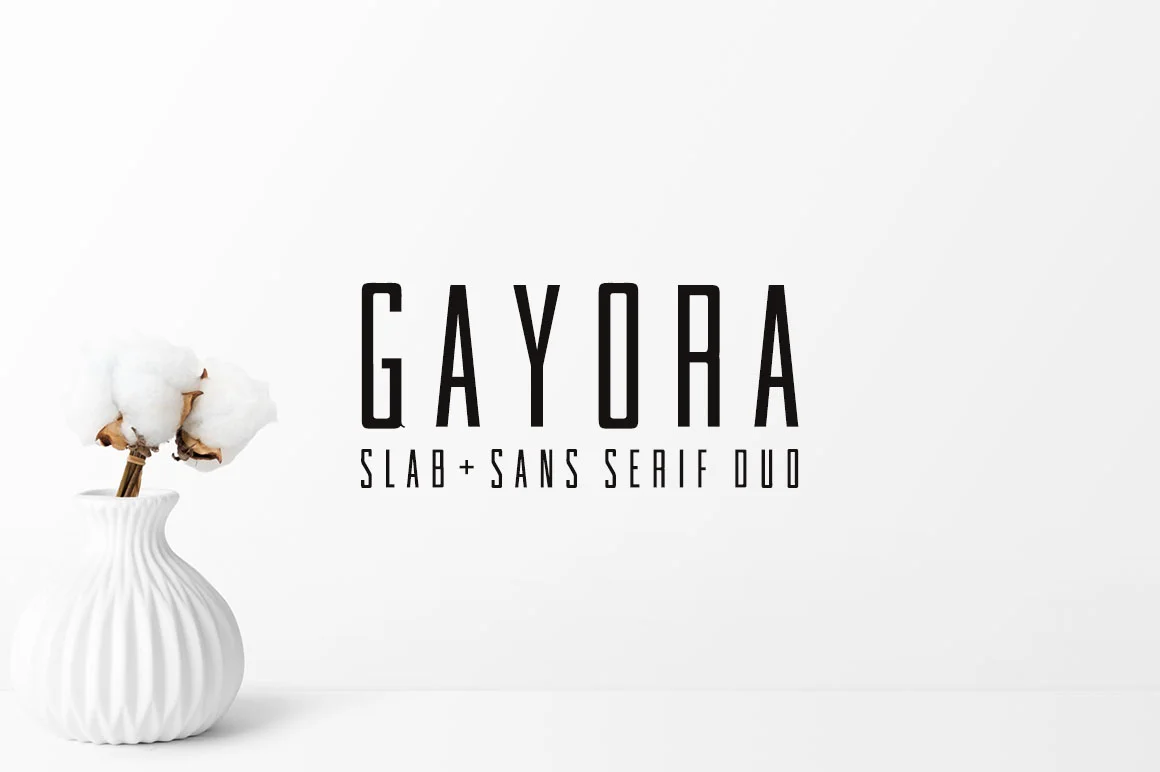 Gayora by creativetacos — Slab Serif Font