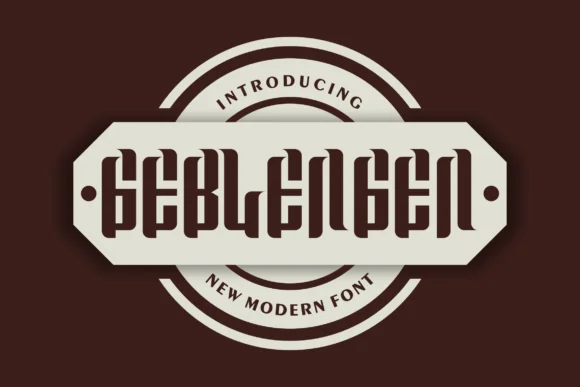 Geblengen by prayoga_std — Slab Serif Font