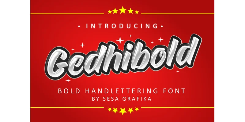 Gedhibold Font by sesa_grafika — Display Font