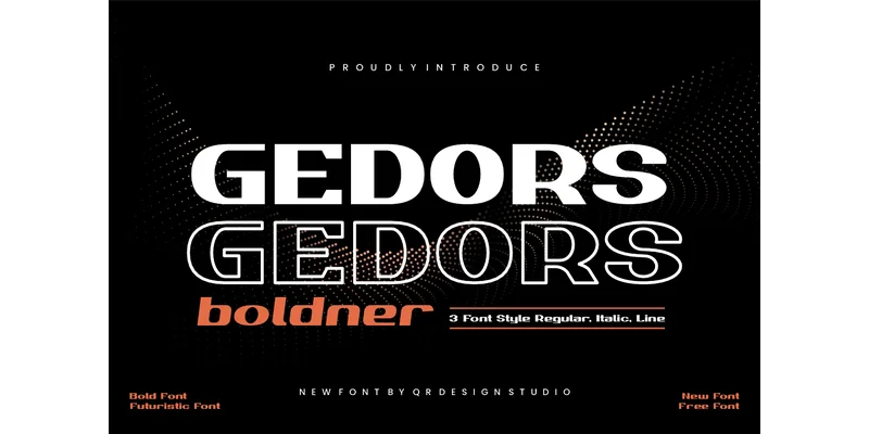 Gedors Boldner Font by qrdesignstd — Sans Serif Font
