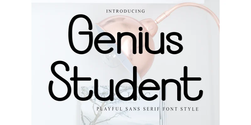 Genius Student Font by FreshTypeINK — Sans Serif Font