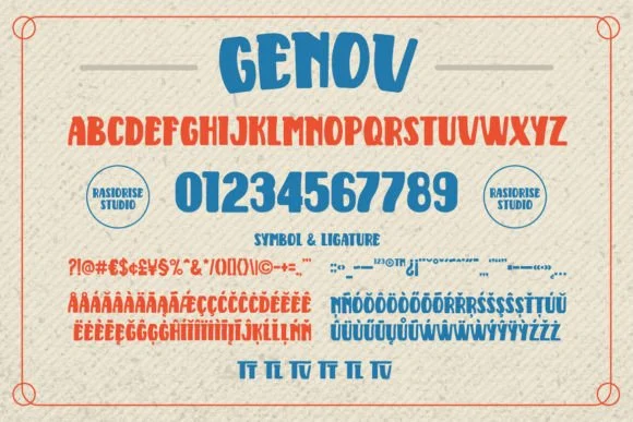 Genov by Rasiorise Studio — Slab Serif Font — thumbnail 4