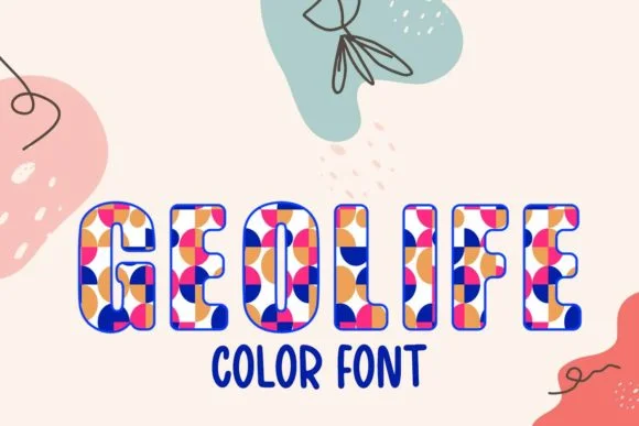 Geolife by Zmapist — Color Fonts Font