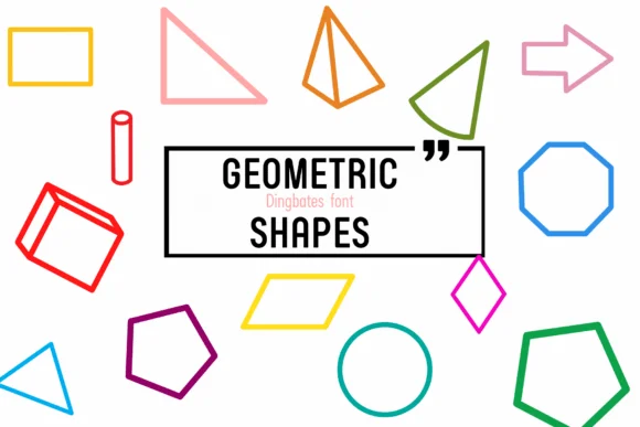 Geometric Shapes by Chada Art — Dingbats Font