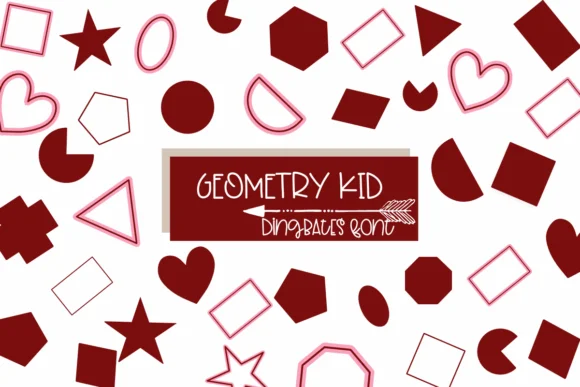 Geometry Kid by Sirinart — Dingbats Font