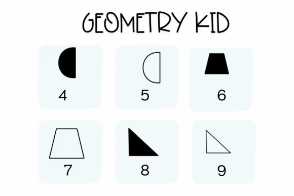 Geometry Kid by Sirinart — Dingbats Font — thumbnail 4