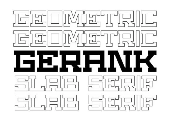 Gerank by BarakaType — Slab Serif Font