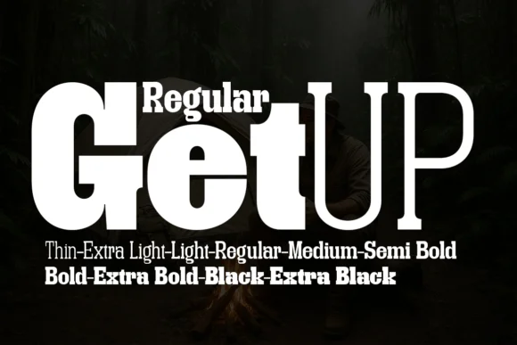 Getup Regular by Artisans — Slab Serif Font