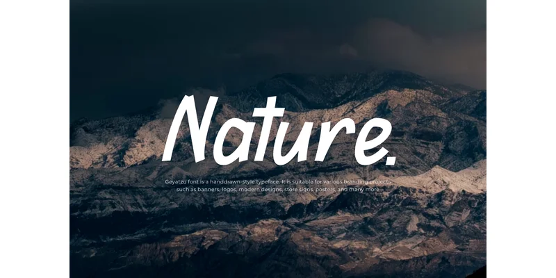 Geyatzu Font by qrdesignstd — Sans Serif Font — thumbnail 2