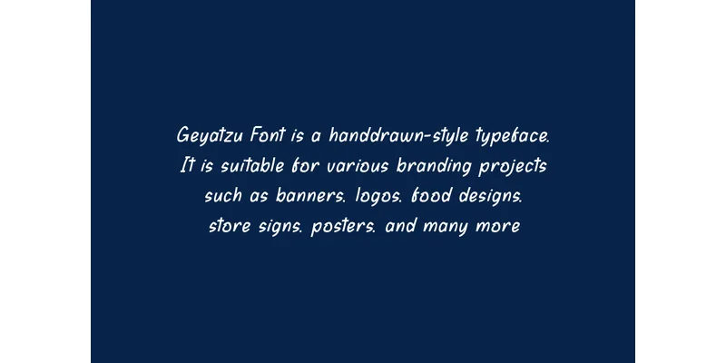Geyatzu Font by qrdesignstd — Sans Serif Font — thumbnail 5