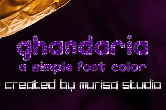 Ghandaria by murisa.studio — Color Fonts Font