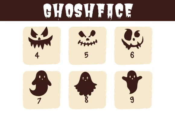 Ghoshface by Sirinart — Dingbats Font — thumbnail 4