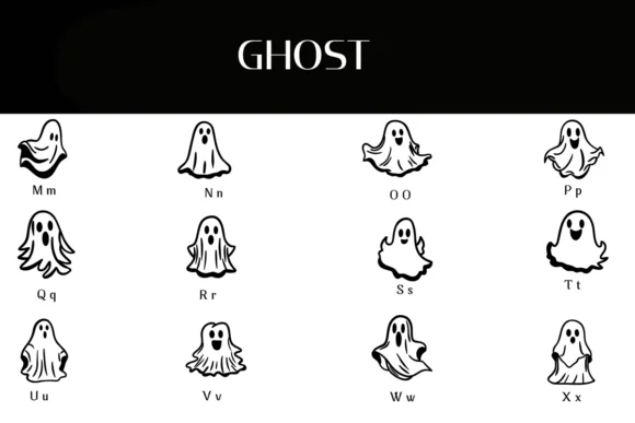 Ghost by Heartcraft Atelier — Dingbats Font — thumbnail 3