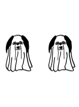 Ghost Dog Cute by Heartcraft Atelier — Dingbats Font — thumbnail 8