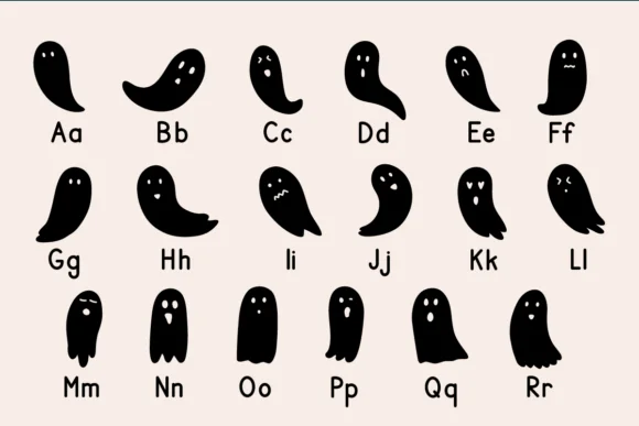 Ghost Doodles by Nyla.studio — Dingbats Font — thumbnail 7