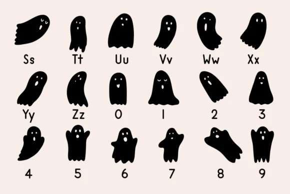 Ghost Doodles by Nyla.studio — Dingbats Font — thumbnail 8