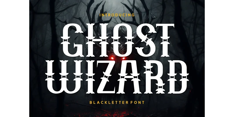 Ghost Wizard Font by Putra (7NTypes) — Blackletter Font