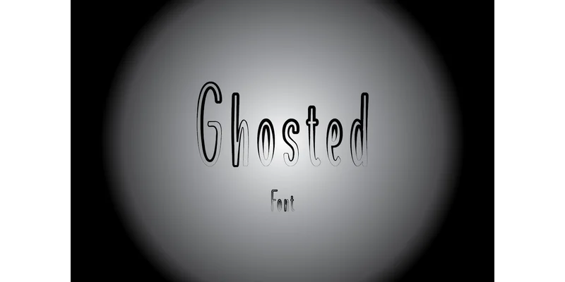 Ghosted Font by Laura's Imperfections by Laura's Imperfections — Decorative Font