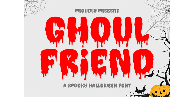 Ghoul Friend Font by Jasm (7NTypes) by Jasm (7NTypes) — Display Font